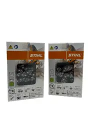 PACK 2 GENUINE STIHL 26 RM3 81 Chainsaw Chain 20” OEM 3689 005 0081