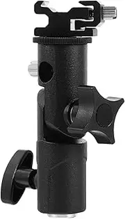 TEHAUX Durable Flash Umbrella Bracket with Joint Light Stand Holder for Photography Compatible with Tripods and Dslrs Safe and Reliable Design