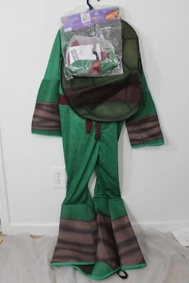 RAPHAEL LARGE BOYS COSTUME Teenage Mutant Ninja Turtles TMNT Shell Mask NEW