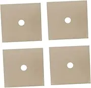 ETHZZLE Stove Protection Pad 4pcs Non-Stick Gas Stove Burner Covers Kitchen Stove Protector Flame Retardant Safe