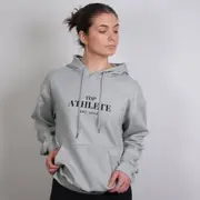 [Top Athlete] Velvet Fleece Hoodie Light Grey, XL