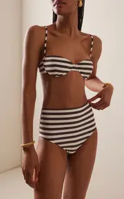 [Anemos] The High-Waist Cheeky Bikini Bottom