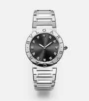 [Bvlgari] Bvlgari Bvlgari Bvlgari Lady watch with diamonds One Size silver