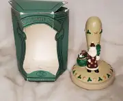 1995 Brown Bag Cookie Art Cookie Stamp Folk Santa Christmas USA box and booklet