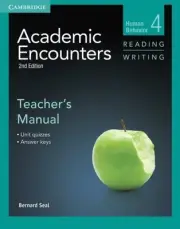 ACADEMIC ENCOUNTERS LEVEL 4 TEACHER'S MANUAL READING AND By Bernard Seal **NEW**