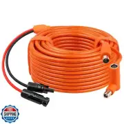 XRDS -RF Solar Panel to DC 8mm Adapter Cable 50FT, Solar Connector to DC7909/