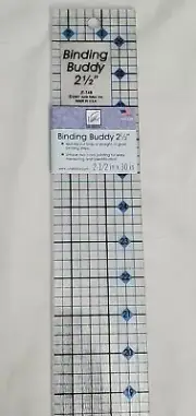 June Tailor BINDING BUDDY Ruler 2-1/2 inch JT-748 ~ 2-1/2"x30" NEW