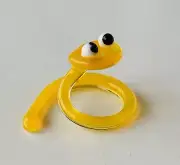 SNAKE~Collectible Hand Blown Art Glass Figurine~ Handmade Tiny Cute Animal
