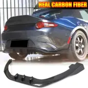 For Mazda MX5 MX-5 Miata ND 2016-24 REAL CARBON Rear Bumper Diffuser Lip Spoiler (for: Mazda)