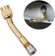 45/90/135 Degree Valve Stem Extenders, Universal Brass Tire Valve Extension Adaptor, Metal Valve Stem Extensions for Passenger Cars, Bicycles, Motorcycles, RV, Trailers, Universal Extenders