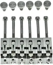 KAISH Guitar Stainless Steel Double Locking Tremolo Bridge Saddles and Screws for Floyd Rose Tremolos
