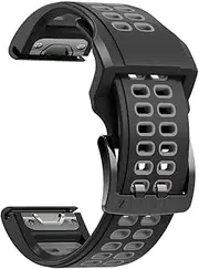 [UMCNVV] 26mm 22mm Quick Fit Silicon Strap For Garmin Enduro Watch Band Fenix 6 6X Pro 5X Plus/TACTIX DELTA/MK2i/Forerunner 945 Wristband