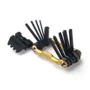 Airsmith Cycling Bike Pocket Multi Folding Tool 14 in 1 w/Chain breaker in Gold