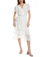 Vince Camuto Short Sleeve Midi Dress