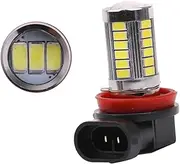BUGUUYO Upgradable Car Led Fog Lights 10w 33 Smd 5630 Leds White Headlight Bulbs