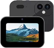 Snblzhef New D6 4K Digital Camera Night Vision Triple Lens 3Inch HD 64MP Touch Screen Digital Camera OTG Transmission 3600mAh A
