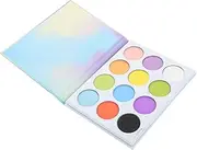 Matte Glitter Eyeshadow Palette 12 Colors Travel Size Long-lasting for Occasions