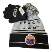Space Jam Tune Squard Hat and Gloves Youth OSFM Logo New