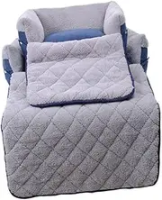 Happyyami Sofa Bed Sofa Dog Bed Pet Couch Waterproof Dog Bed Extra Large Dog Bed Large Dog Bed Dog Couch Pet Sofa Dog Bed for Kennel Washable Dog Bed Dog Beds Square Dog Bed Dog Kennel Blue