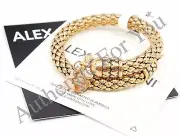 NEW Disney Parks Alex & Ani Mickey Gift of Wisdom Rafaelian Gold Wrap Bracelet