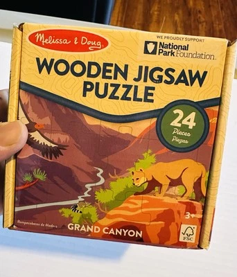 Melissa & Doug GRAND CANYON 24 PCs. Wooden Jigsaw Puzzle BRAND NEW