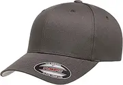 [Flexfit] Unisex Adults Cotton Twill Fitted Cap Hat
