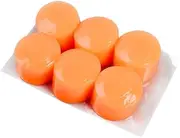 COLLBATH Noise Reducing Ear Plugs for Swimming Sleep and Travel 3 Pairs Waterproof Silicone Protect Your Ears Orange