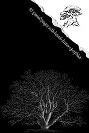 Old tree | Notebook | Your notes must be unique | 80 special pages with hand-drawn graphics: Plain