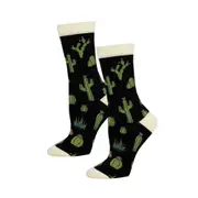 2x Socksmith Ladies Novelty Fashionable Trendy Socks Bamboo King Cactus
