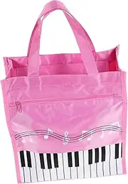 [ibasenice] handbags tote bag storage bag for music books storage bag for girl music book storage bag for student music book bag Note Shopping Bag Storage bags portable piano bag nylon