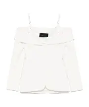fitted jacket F38 White