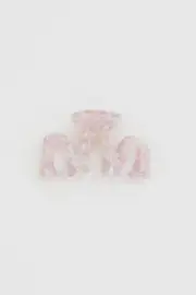 Pink Swirl Claw Clip