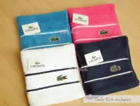 在飛比找Yahoo!奇摩拍賣優惠-商品來自日本≋LACOSTE≋經典鱷魚LOGO圖案 純棉厚實