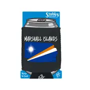Marshall Islands Country Flag Nationality - Stubby Holder With Base