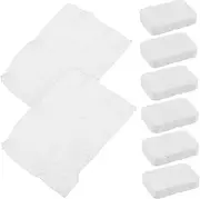 MUSISALY 8pcs Cotton Pads Cotton Rounds for Face Square Cotton Pad Makeup Washcloths Compress Towels for Face Cleansing Wipes Make up Remover Cloths for Face Makeup Towels Pure Cotton White
