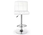 Myra PU PVC Leather Bar Stool Kitchen Chair White