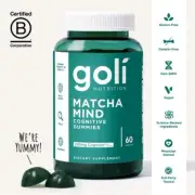 Goli Nutrition Matcha Mind Gummies-Green Tea Leaves Powder - Focus, BrainHealth