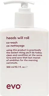 evo Heads Will Roll Cleansing Conditioner for Curly Hair - Curl Defining & Frizz Eliminating - 300ml / 10.1fl.oz