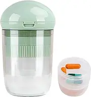 Tablet Cutter,Tablet Slicer Divider - Pill Cutter with Storage Box, Medicine Storage Organizer for Home Travel Camping Outdoor