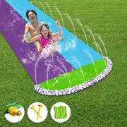 Slip and Slide,Water Slides for Kids Backyard with 2 Bodyboards Summer Toy with