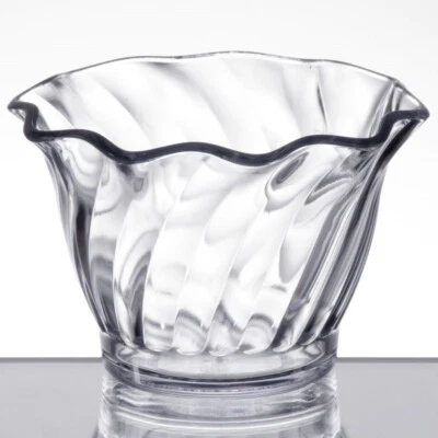 Restaurant Equipment Supply 6 SWIRL SERVING BOWLS 5 Ounce Carlisle 4530-807