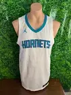 NBA Charlotte Hornets Basketball Blank White 2017-18 Game Jersey Size 50+4