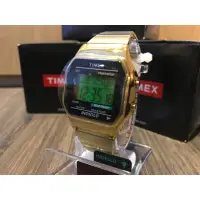 在飛比找蝦皮購物優惠-全新現貨 TIMEX digital 電子錶 手錶 腕錶 金