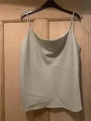 River Island Womens Green Cleanse Scoop Neck Cami Top Size 12 BNWT
