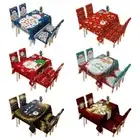 Christmas Table Cloth Decorative Square for Wedding Thanksgiving Dining Room
