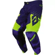 Answer Racing Elite Discord Pants, Blue/Acid Green