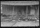 Porch of home of Sam Nichols, rehabilitation client, Boone County, Arkansas