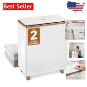 Double-Walled Luxury Towel and Blanket Warmer - Safe Spa Experience in Rose Gold