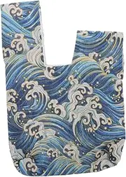 ULDIGI Decorative Handbag for Women Compact Knit Wrist Bag Versatile Storage for Everyday Use Present for Stylish Design