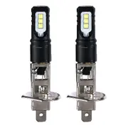 2x H1 6000k Super Bright White 6000lm Drl Led Headlight Kit Fog Lights